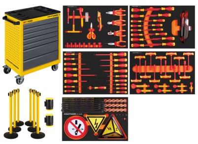 SERVANTE OUTILLAGE - VDE BT700 (124 pcs)